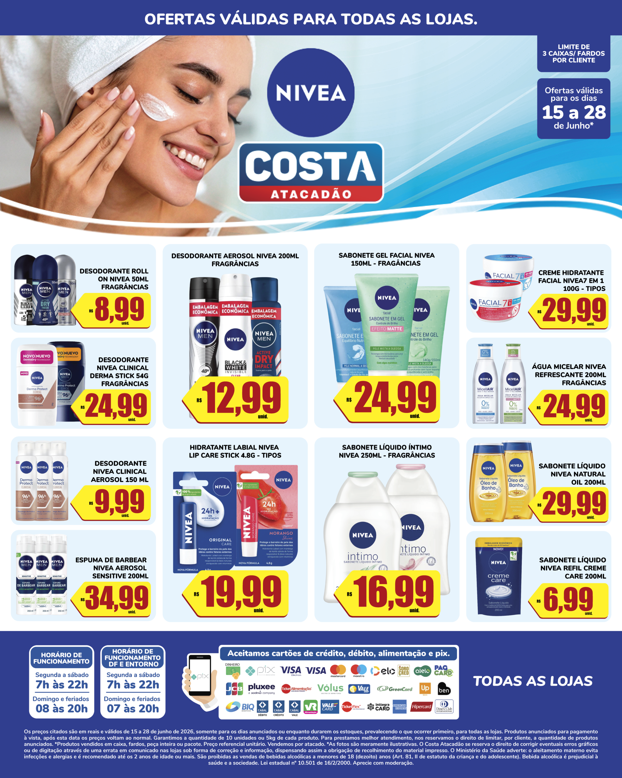 lâmina digital nivea todas as lojas